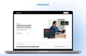 This screenshot displays points of sales from Shopify's official website.