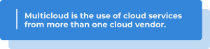 This image shows the multicloud definition. 
